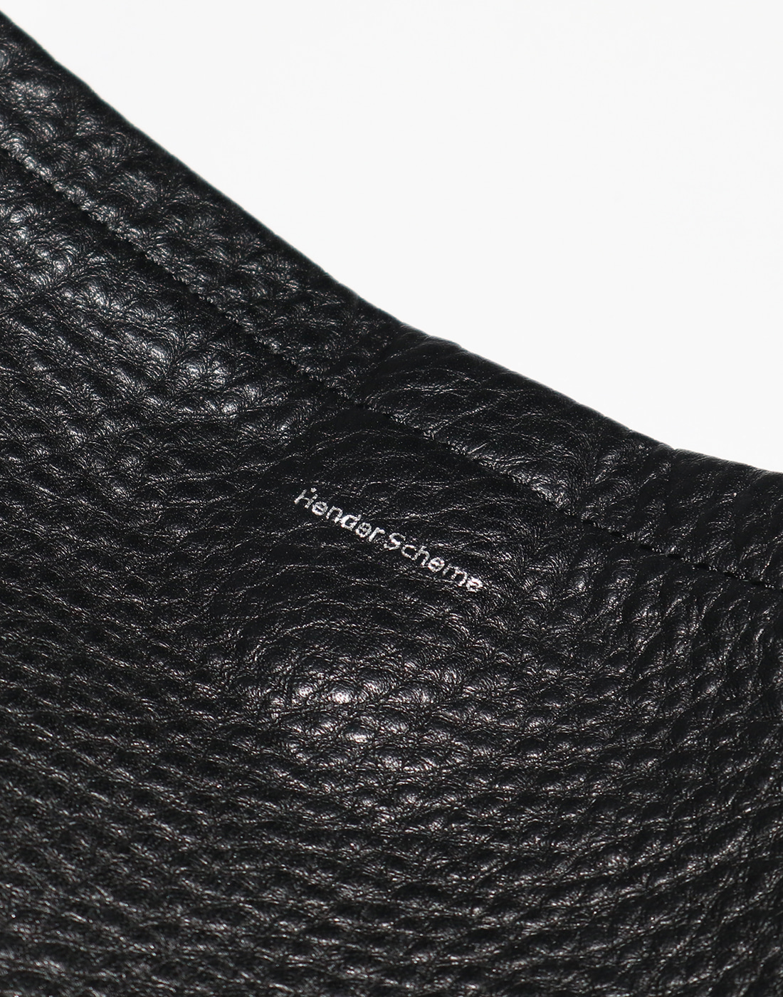 HENDER SCHEME Leather Cross Bag , Black