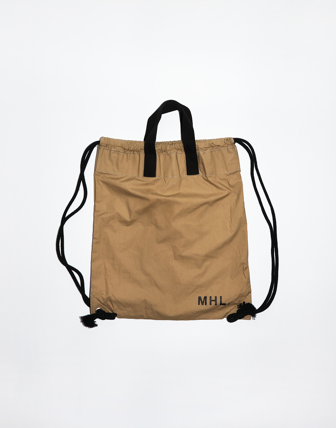 MHL.Coating Cotton Typewriter Bag, Beige